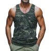 Men's Casual V-Neck Camouflage Tank Top 05222961F sold by Manly