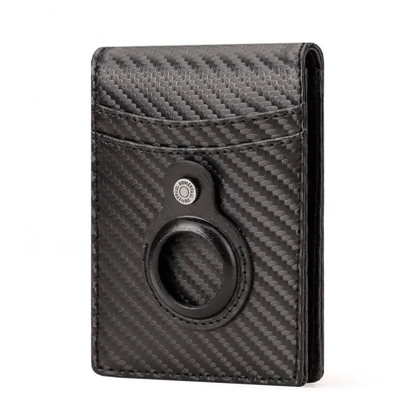 Men's Practical Air Tag Leather Wallet 62994031K made by Manly