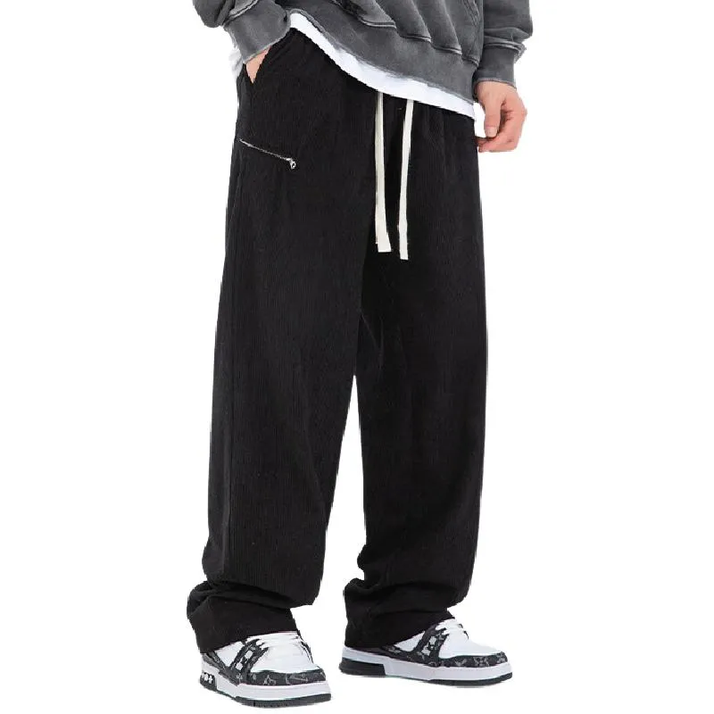 Men's Classic Corduroy Loose Straight Casual Pants 66671728F sold by Manly product image thumbnail 4