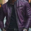 Men's Classic All-match Stand Collar Leather Jacket 75476161F sold by Manly