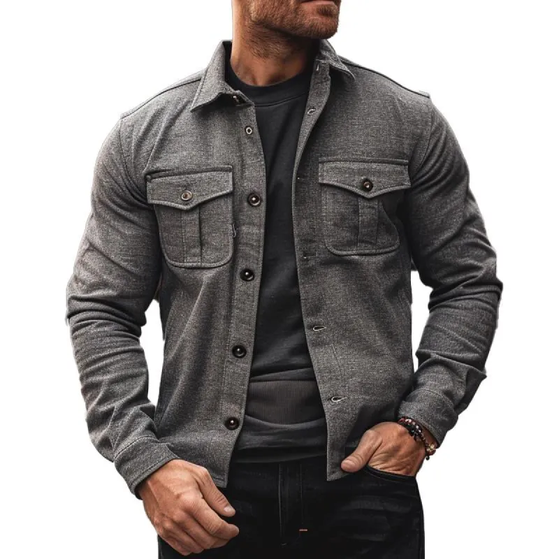 Men's Casual Lapel Single Breasted Jacket 90648952X sold by Manly