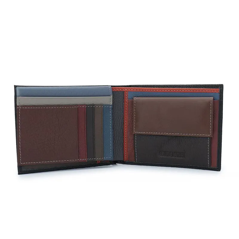 Men's Top Layer Cowhide Large Capacity Multi-card Slots Genuine Leather Wallet 86670176U sold by Manly