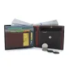 Men's Top Layer Cowhide Large Capacity Multi-card Slots Genuine Leather Wallet 86670176U sold by Manly