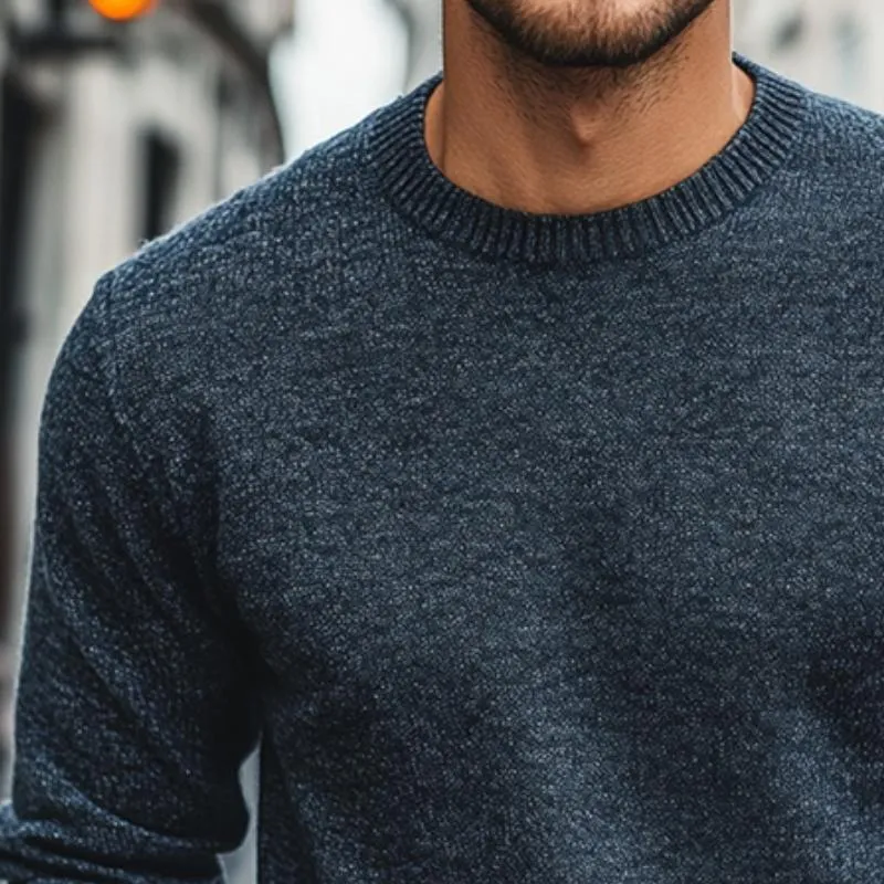 Men's Retro Casual Colorful Crew Neck Sweater 64367862TO sold by Manly product image thumbnail 3