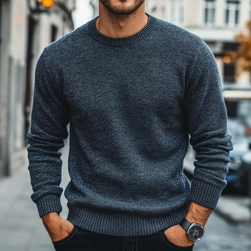 Men's Retro Casual Colorful Crew Neck Sweater 64367862TO sold by Manly product image thumbnail 2