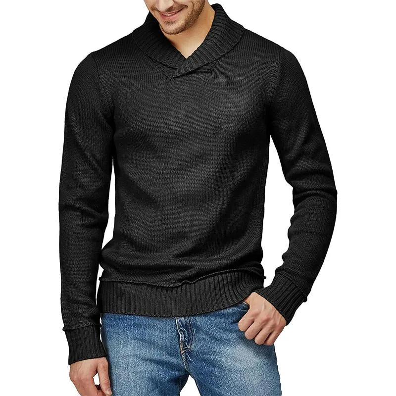 Men's Casual Knitted Lapel Sweater 55175543X sold by Manly product image thumbnail 2