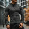 Men's Vintage Knitted Stand Collar Sweater 68087978X sold by Manly