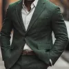 Men's Casual Versatile Lapel Two-button Blazer 37866622F sold by Manly