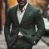 Men's Casual Versatile Lapel Two-button Blazer 37866622F sold by Manly