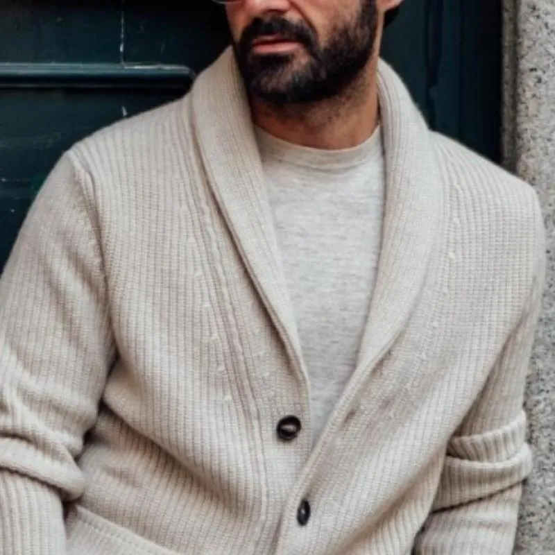 Men's Classic Casual Multi-Pocket Knit Slim Cardigan 33514278K sold by Manly product image thumbnail 3