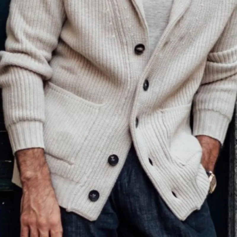 Men's Classic Casual Multi-Pocket Knit Slim Cardigan 33514278K sold by Manly product image thumbnail 4