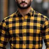 Men's Classic Casual Slim Fit Check Long Sleeve Shirt 71214975K sold by Manly