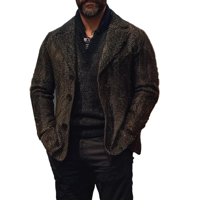Men's Vintage Herringbone Blazer 53971562X sold by Manly