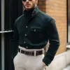 Men's Corduroy Lapel Casual Shirt 40009831X sold by Manly