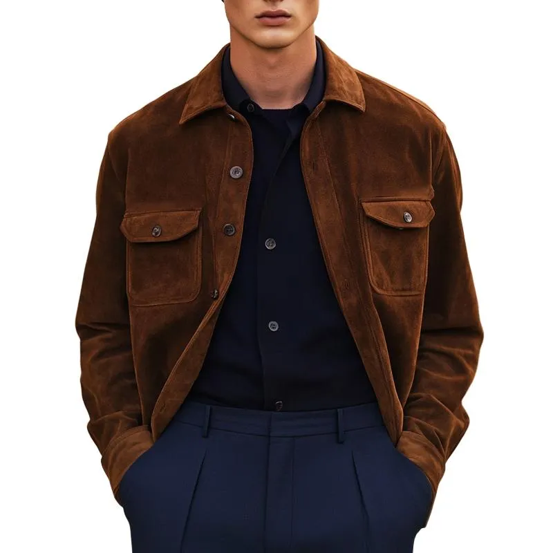 Men's Vintage Velvet Button Jacket 52542835U sold by Manly