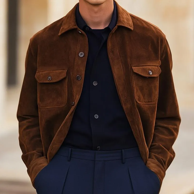 Men's Vintage Velvet Button Jacket 52542835U sold by Manly product image thumbnail 2