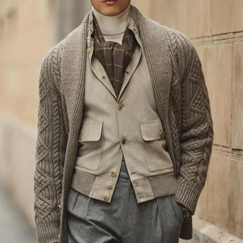 Men's Vintage Suede Button Jacket 07337923U sold by Manly product image thumbnail 4