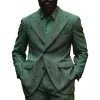 Men's Casual Lapel Two Button Blazer 70165660F sold by Manly