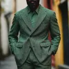 Men's Casual Lapel Two Button Blazer 70165660F sold by Manly