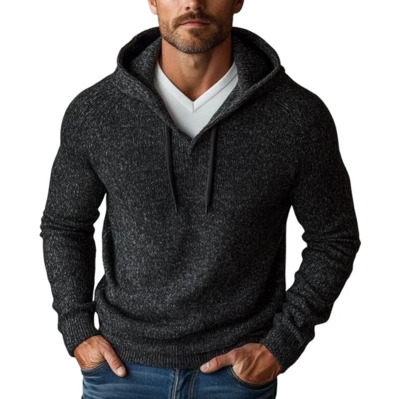 Men's Casual Knitted Hoodie 39818506U sold by Manly