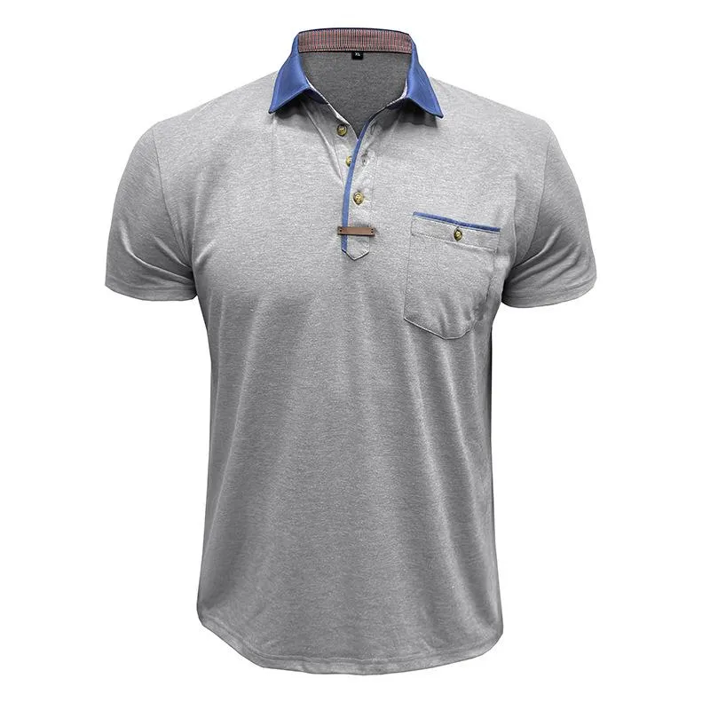 Men's Casual Lapel Short-sleeved Polo Shirt 76946144X sold by Manly product image thumbnail 4