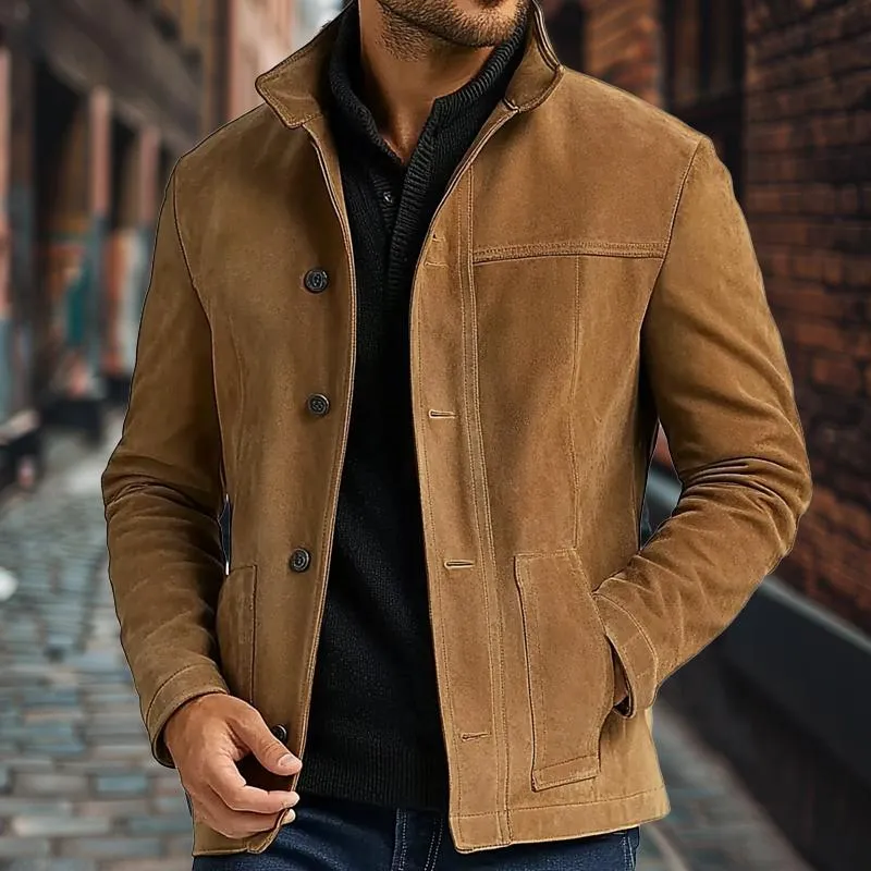 Men's Vintage Suede Single Breasted Jacket 48500020X sold by Manly product image thumbnail 2