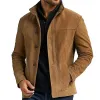 Men's Vintage Suede Single Breasted Jacket 48500020X sold by Manly