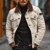 Men's Polar Fleece Patch Lapel Jacket 33729085X sold by Manly