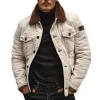 Men's Polar Fleece Patch Lapel Jacket 33729085X sold by Manly