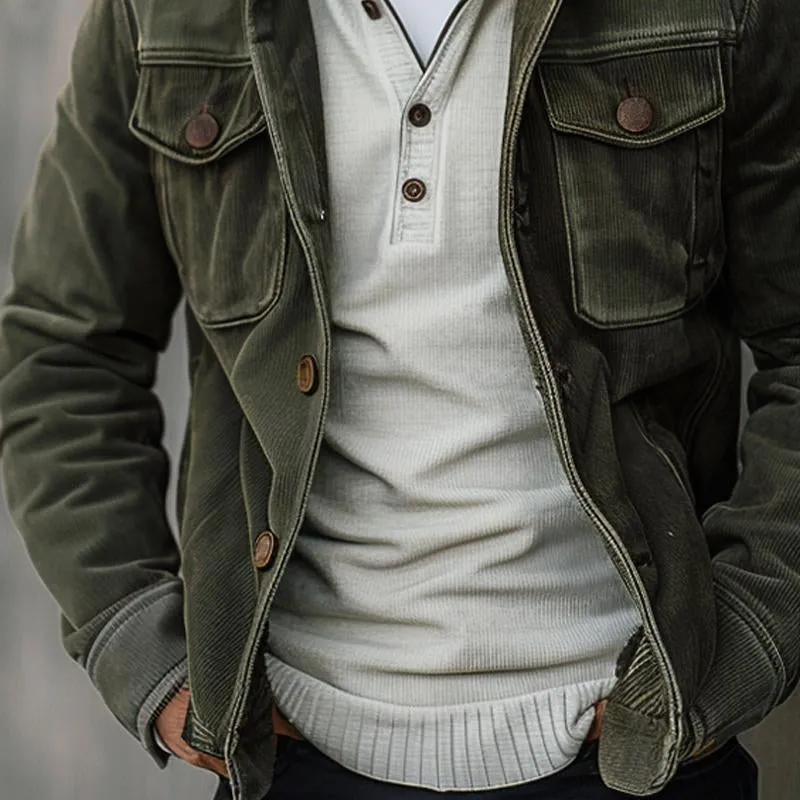 Men's Vintage Corduroy Lapel Jacket 53162912X sold by Manly product image thumbnail 3