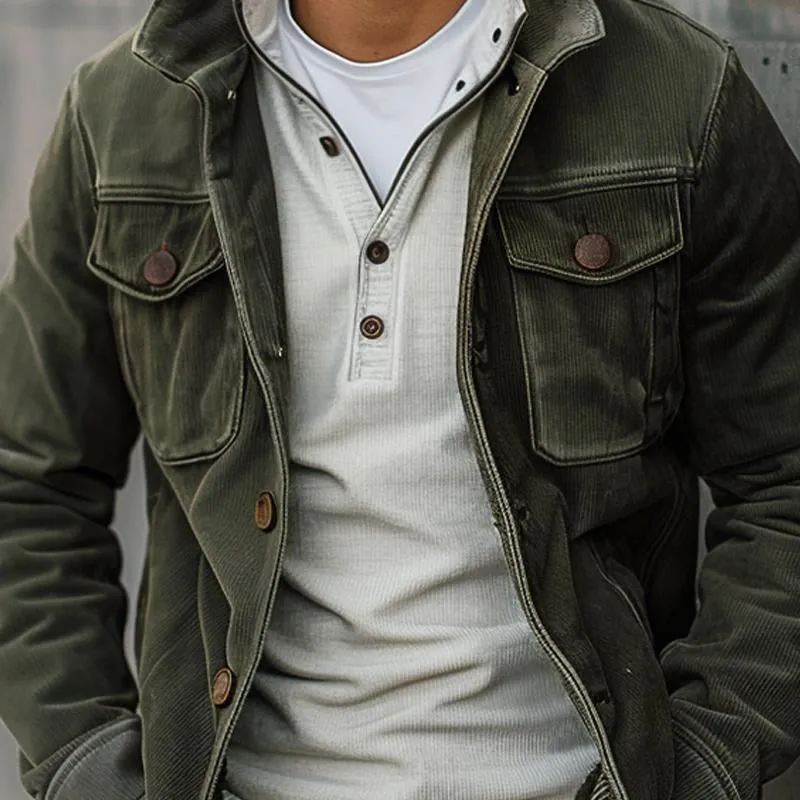 Men's Vintage Corduroy Lapel Jacket 53162912X sold by Manly product image thumbnail 2