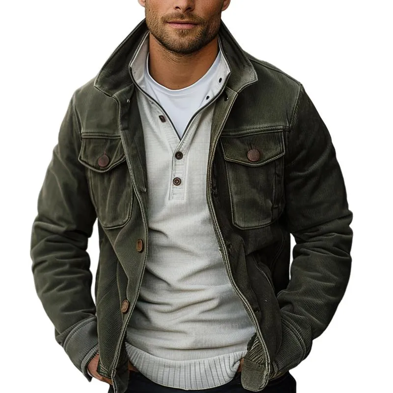 Men's Vintage Corduroy Lapel Jacket 53162912X sold by Manly