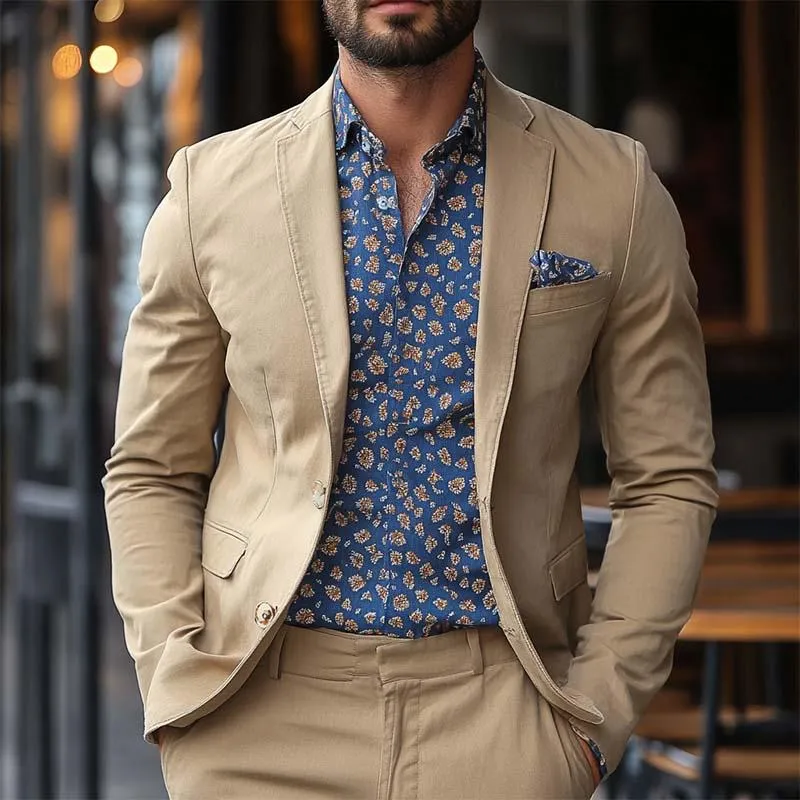 Men's Classic Casual Single Breasted Slim Fit Blazer 54266870K sold by Manly product image thumbnail 2