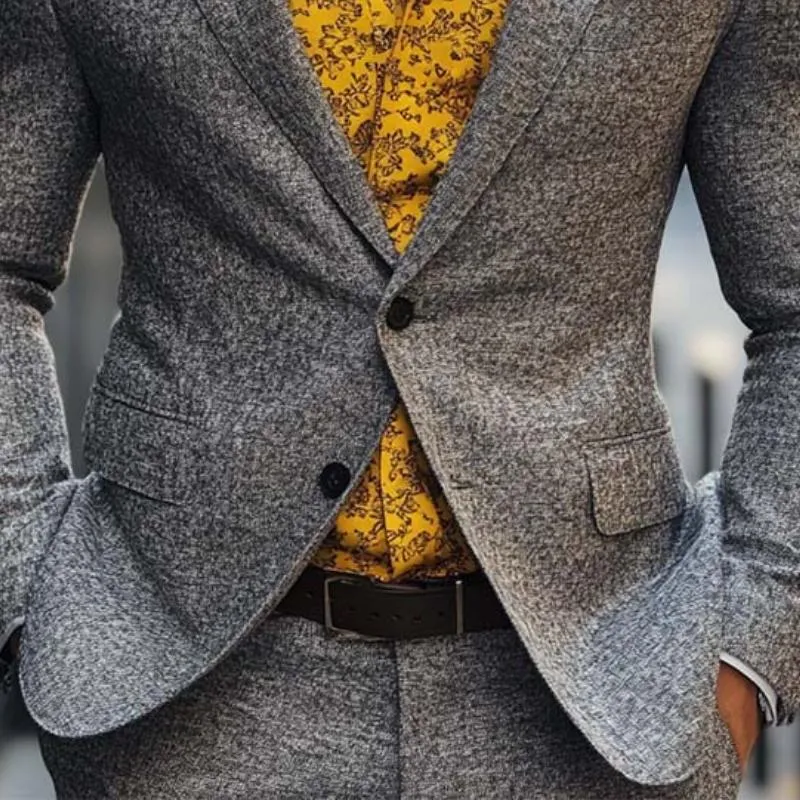 Men's Classic Casual Slim Fit Single Breasted Knitted Blazer 30954668K sold by Manly product image thumbnail 4