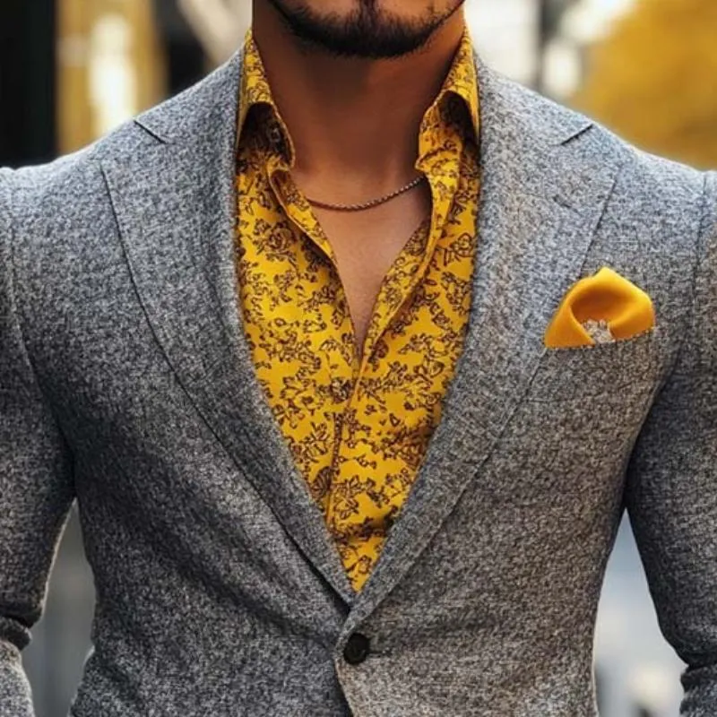 Men's Classic Casual Slim Fit Single Breasted Knitted Blazer 30954668K sold by Manly product image thumbnail 3