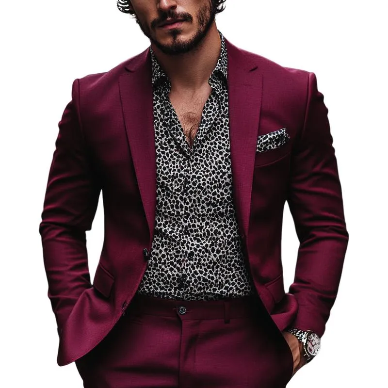 Men's Classic Casual Gentleman Slim Fit Single Breasted Blazer 81590009K sold by Manly