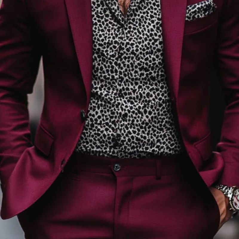 Men's Classic Casual Gentleman Slim Fit Single Breasted Blazer 81590009K sold by Manly product image thumbnail 4