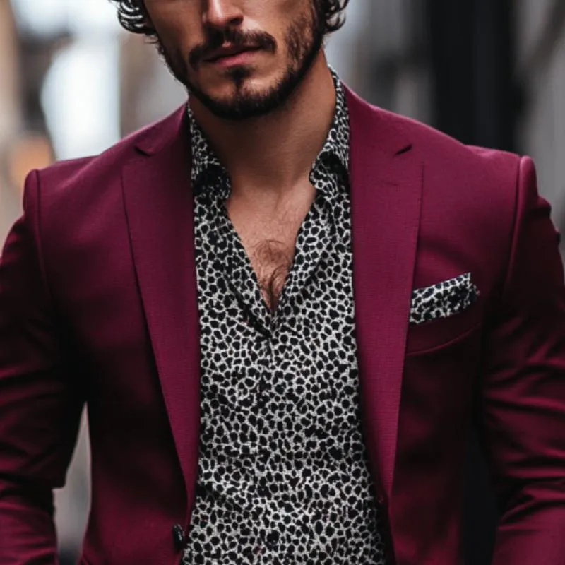 Men's Classic Casual Gentleman Slim Fit Single Breasted Blazer 81590009K sold by Manly product image thumbnail 3