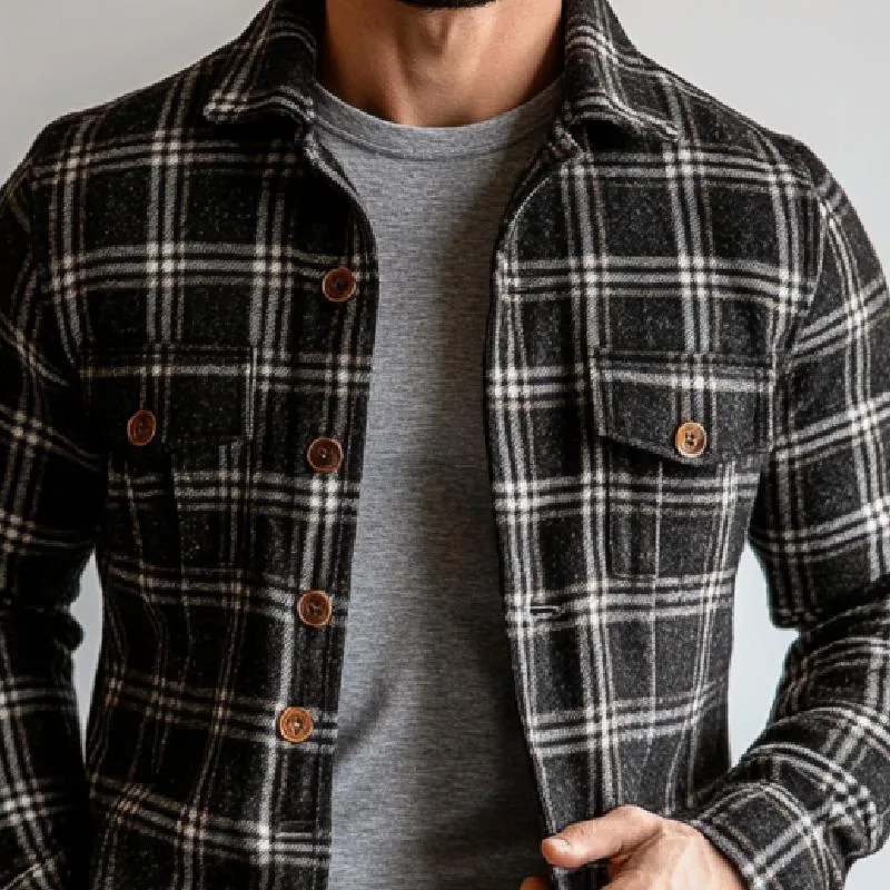 Men's Vintage Check Single Breasted Thin Jacket 10836065Y sold by Manly product image thumbnail 2
