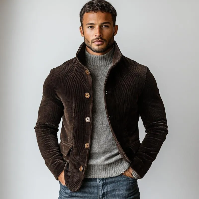 Men's Vintage Corduroy Single Breasted Lapel Jacket 34614736Y sold by Manly product image thumbnail 3