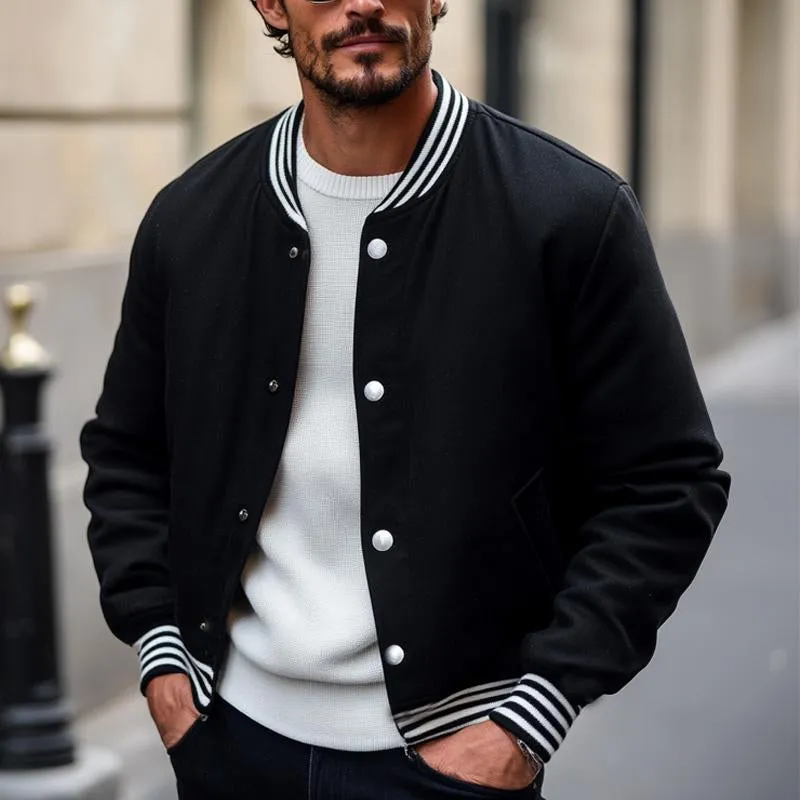 Men's Vintage Snap-On Baseball Jacket 09742239U sold by Manly product image thumbnail 2