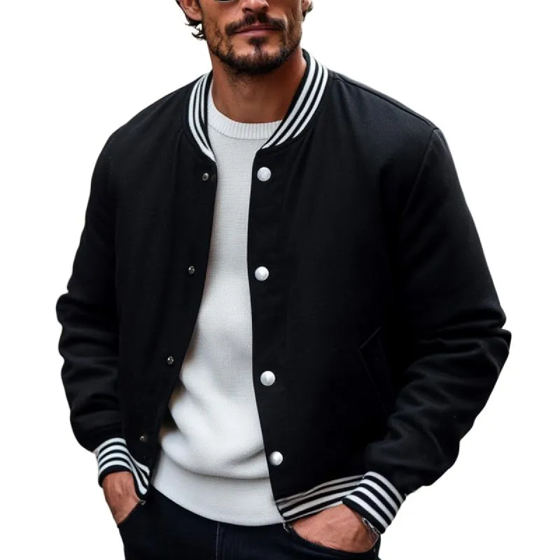 Men's Vintage Snap-On Baseball Jacket 09742239U made by Manly