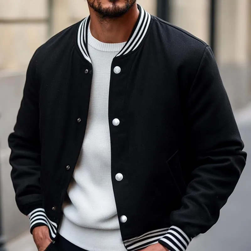 Men's Vintage Snap-On Baseball Jacket 09742239U sold by Manly product image thumbnail 3