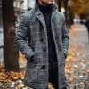 Men's Vintage Plaid Mid-length Coat 82831097X sold by Manly