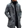 Men's Vintage Plaid Mid-length Coat 82831097X sold by Manly