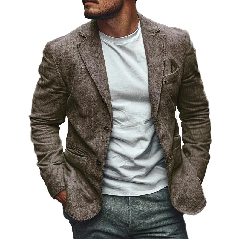 Men's Solid Color Casual Blazer 50244720X sold by Manly