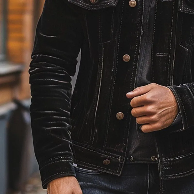 Men's Vintage Corduroy Lapel Jacket 62934884X sold by Manly product image thumbnail 3