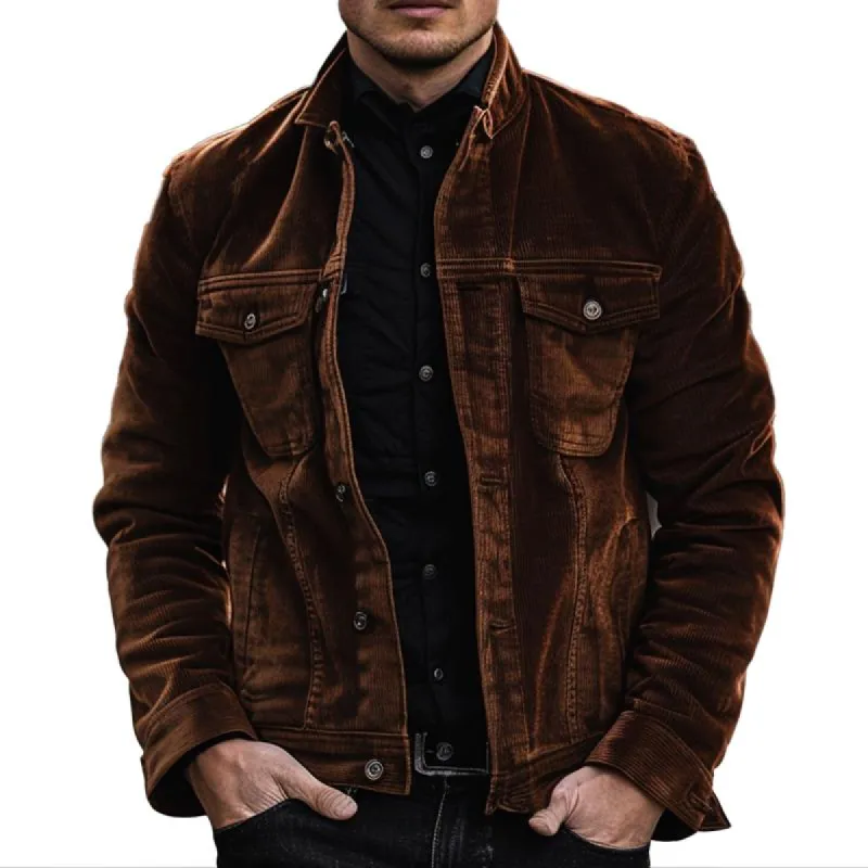 Men's Vintage Corduroy Multi-Pocket Jacket 03688525X sold by Manly
