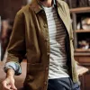Men's Casual Outdoor Canvas Multi-pocket Lapel Loose Jacket 77490111M sold by Manly