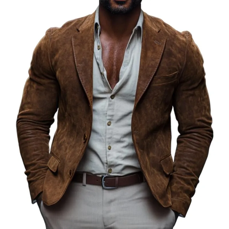 Men's Vintage Suede Blazer 74015989F sold by Manly